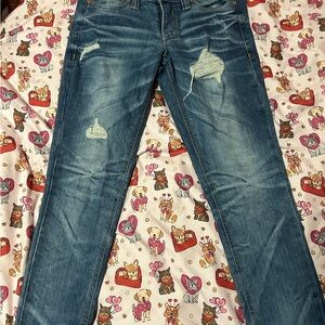 Affliction Women's Skinny Jeans in Classic Blue